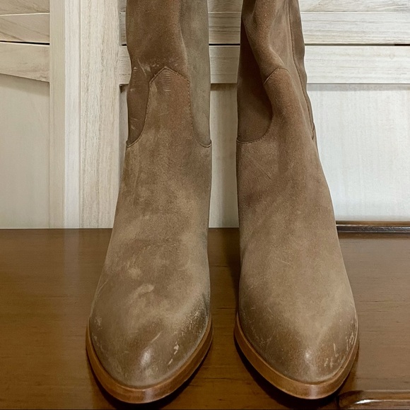 NWOT- Frye June Heeled Tall suede Boot - Picture 3 of 10